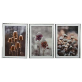 quadro con fiori innevati 50×70
