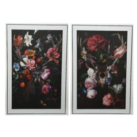 quadro con fiori multicolor 60×90