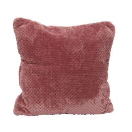 Cuscino rosa scuro 45×45 cm.