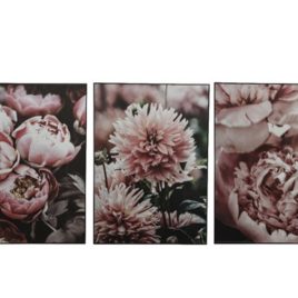 Quadro con fiori rosa 50×70