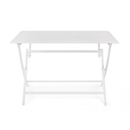 Tavolo pieghevole alluminio 110×70 bianco
