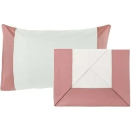 Completo letto 245×290 balza raso rosa