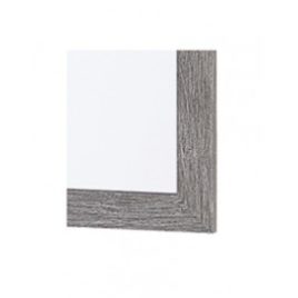 Specchio cornice effetto legno colore grigio 60×80