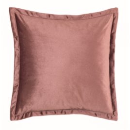 Cuscino velluto 45×45 rosa