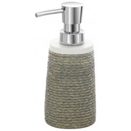 Dispenser sapone in poliresina Roll grigio