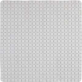 Tappeto antiscivolo pvc mosaico 54×54 bianco