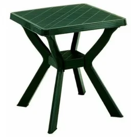 Tavolo resina reno verde cm.70x70xh72