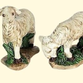 pecore in resina cm5 assortita