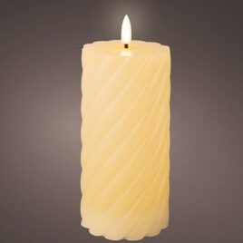 candela led batteria 7,5×17,5 perla