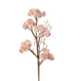 ramo cm52 con fiori rosa glitterati