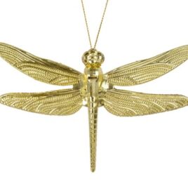 libellula oro cm.10 con glitter