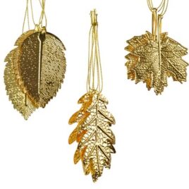 foglie metallo oro