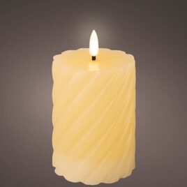 candela color perla d.7,5xh12,4 calda