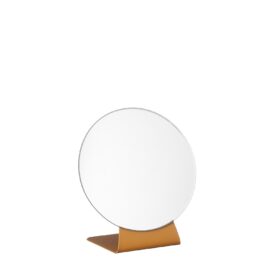 specchio appoggio marrone chiaro d.16xh17