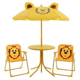 set bimbi leone 2sedie+tavolino+ombrellone