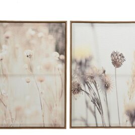 canvas con fiori assortiti cm50x70