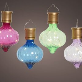 lampadina bulbo colorata d7,7×11,7 4 led